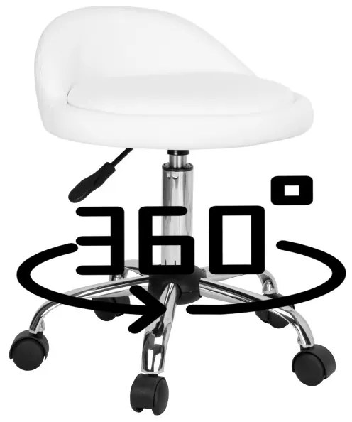 Pracovná stolička LOMO biela