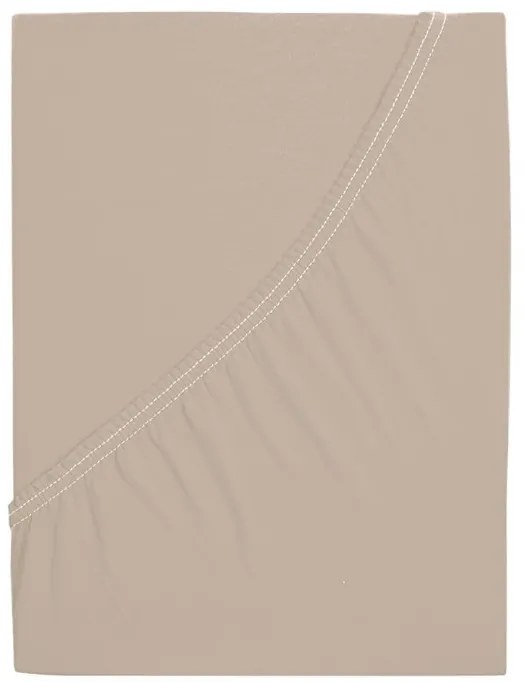 Jersey plachta z mako bavlny LUXORA 90x200 cm béžové