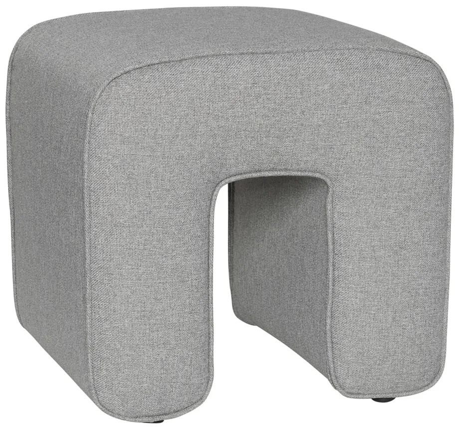 Sivý taburet Sculpture – Hübsch