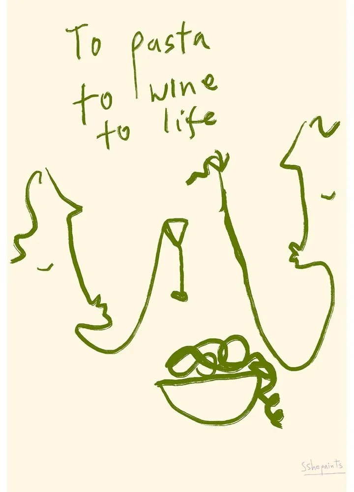 Plagát 30x40 cm To Life – Ruby Hughes – The Poster Club