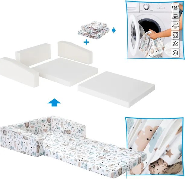 Cestovná postieľka DREAMER ježko