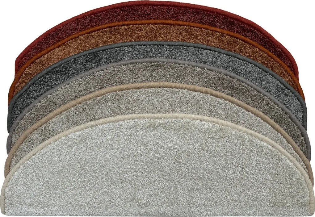 Vopi Nášľapy na schody Capri svetlo béžový polkruh, samolepiaci - 28x65 polkruh (rozmer vrátane ohybu)