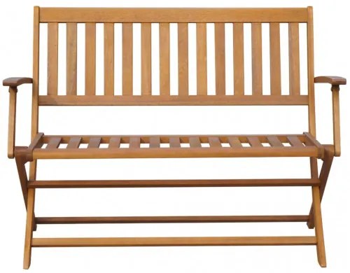 vidaXL Záhradná lavička s podložkou 120 cm akáciový masív-