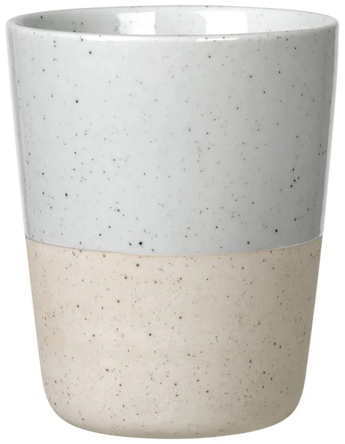 Svetlosivý/béžový keramický hrnček 250 ml Sablo – Blomus