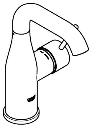 GROHE 23463001 - Umývadlová batéria ESSENCE veľkosť M lesklý chróm