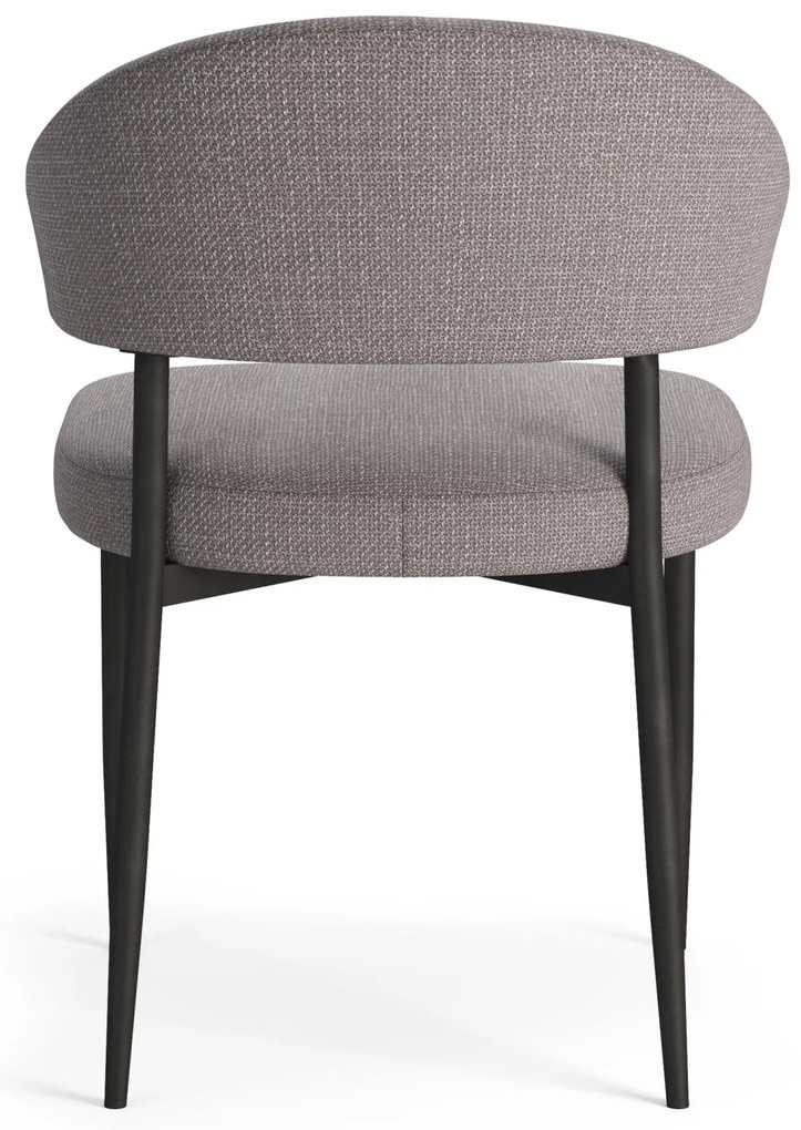 IRIS Svetlosivá Taupe (látka Basel 34) - MODERNÁ ČALÚNENÁ STOLIČKA DO OBÝVAČKY/JEDÁLNE LOFT