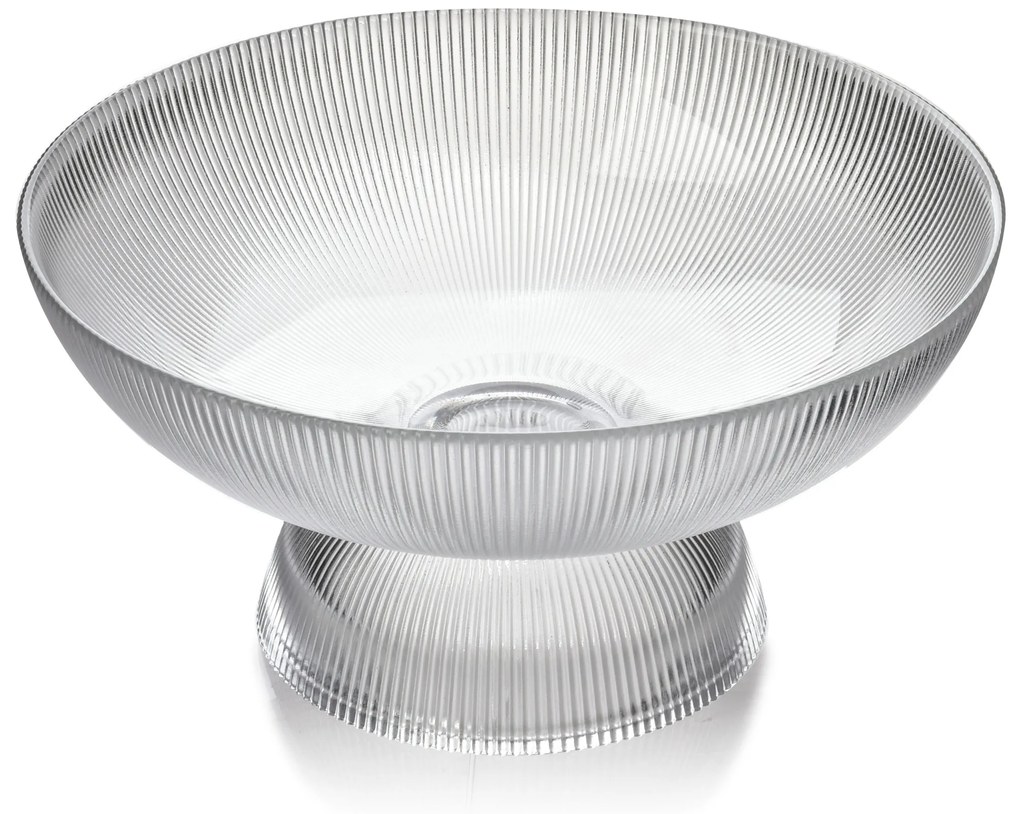 Skleněná mísa RIBBING 1,8 L transparentní
