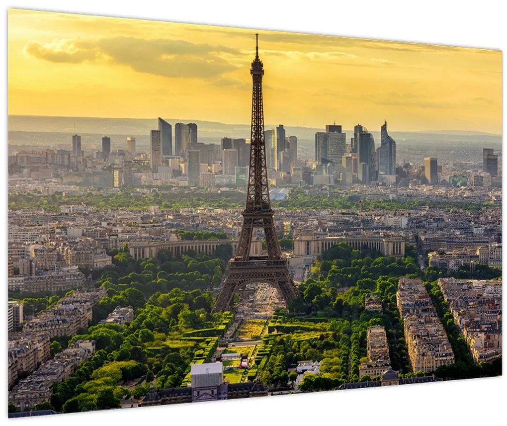 Obraz - Panoráma Paríža (90x60 cm)