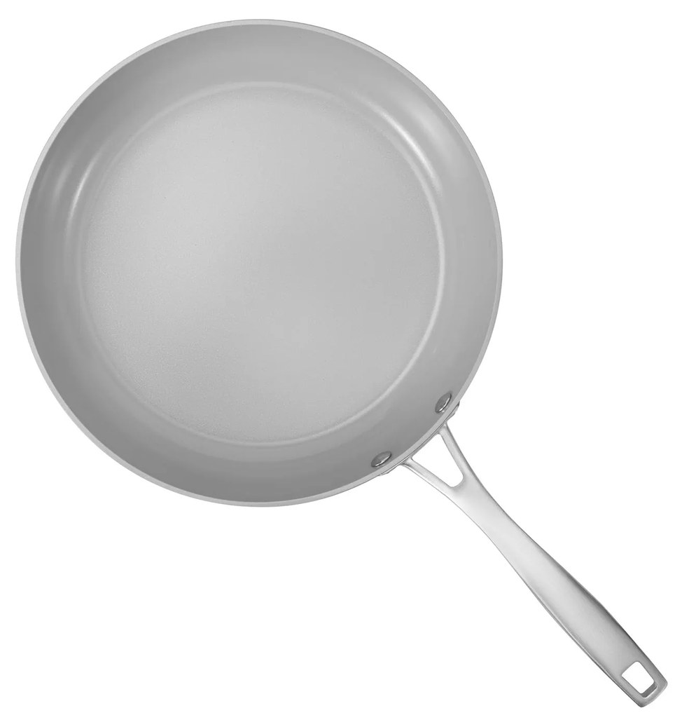 Elmich Nepriľnavá keramická Wok panvica Vital Ø 26 cm - krémovo biela