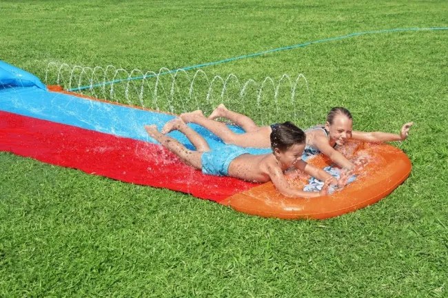 Šmykľavka s rampou Bestway 52478 H2OGO 488 cm