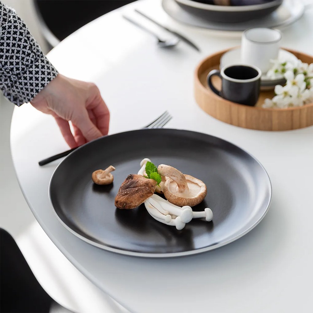 Set tanierov 18 ks — Elements Yin & Yang black - W0224