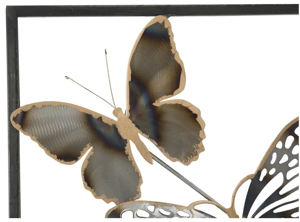 Kovová nástenná dekorácia Mauro Ferretti Butterflies