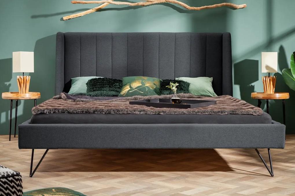 Dizajnová posteľ Phoenix 180 x 200 cm antracit
