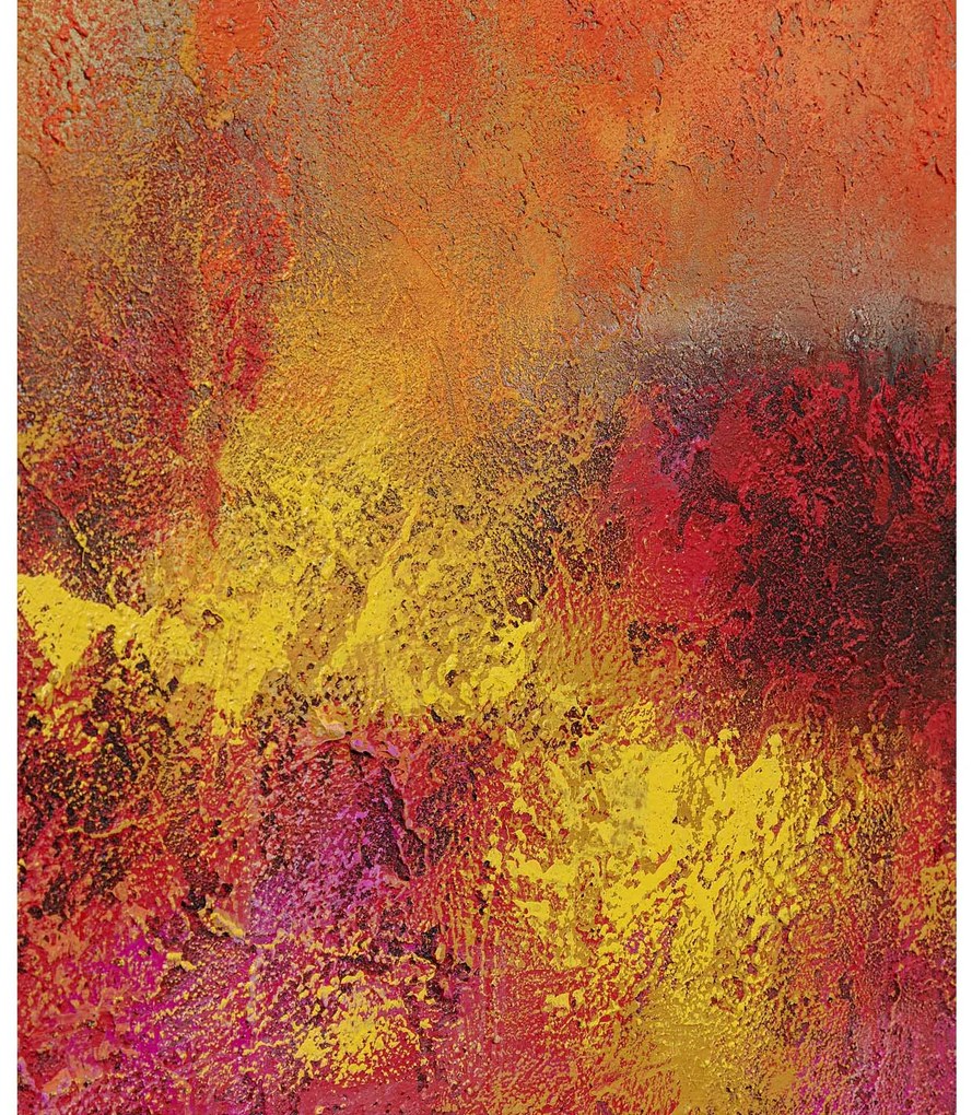 Jardin obraz červený 125x215 cm