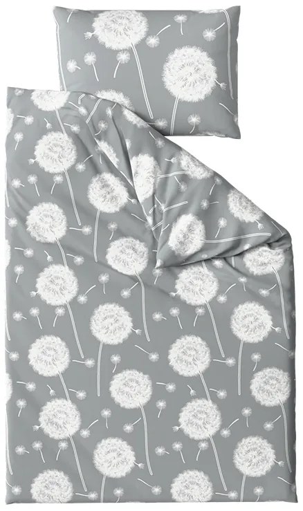 Bavlnené obliečky DANDELION BLEND sivé Rozmer obliečky: 70 x 90 cm | 140 x 200 cm