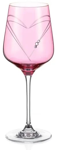 Diamante JFY Pink Hearts wine 450 ml