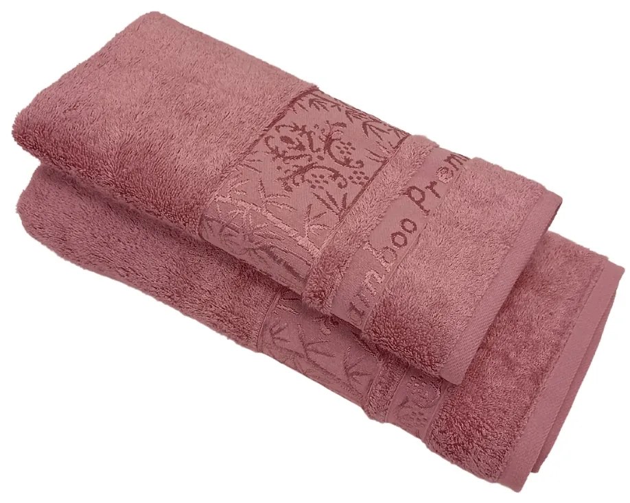 Uterák bambo ružový klasik 50x90cm TiaHome