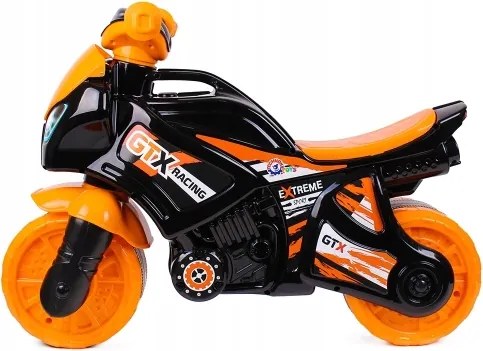 Odrážadlo motorka oranžová/čierna