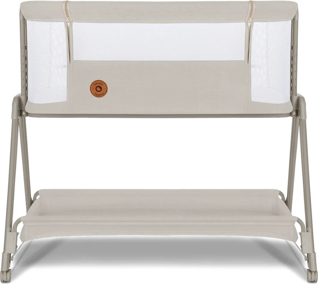 LIONELO Postieľka Luna 2v1 Beige Sand