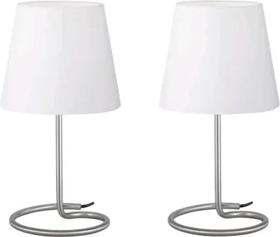 Stolná lampička - set 2 ks Twin, biela%