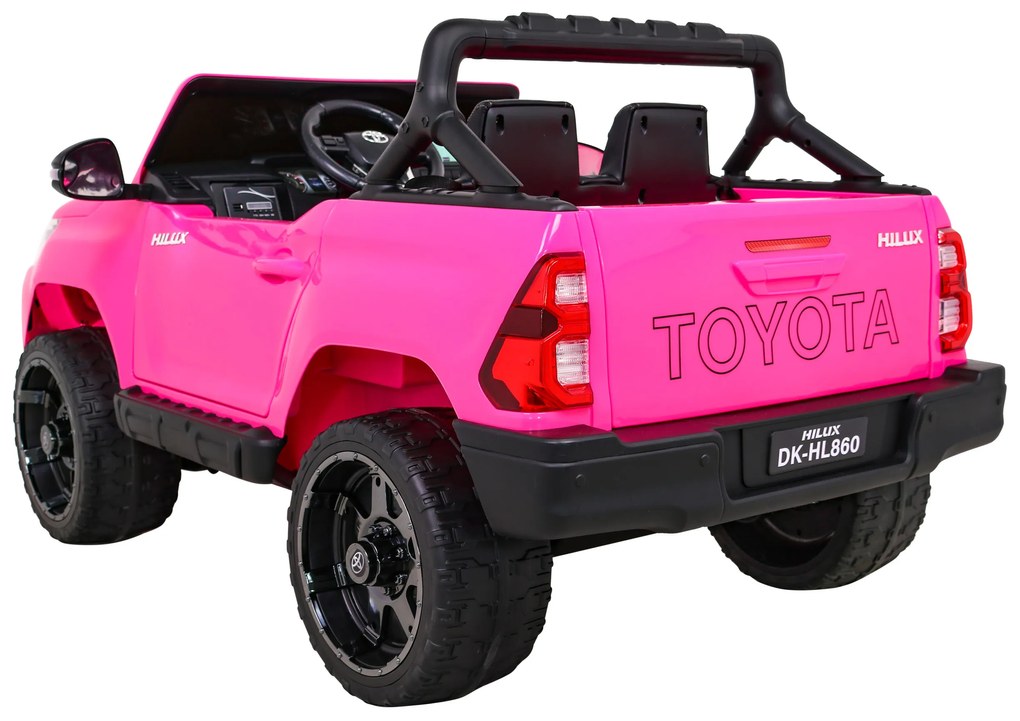 RAMIZ Elektrické autíčko Toyota Hilux DK-HL860 - ružová - motor 4x45W - BATÉRIA - 1x12V14Ah - 2025