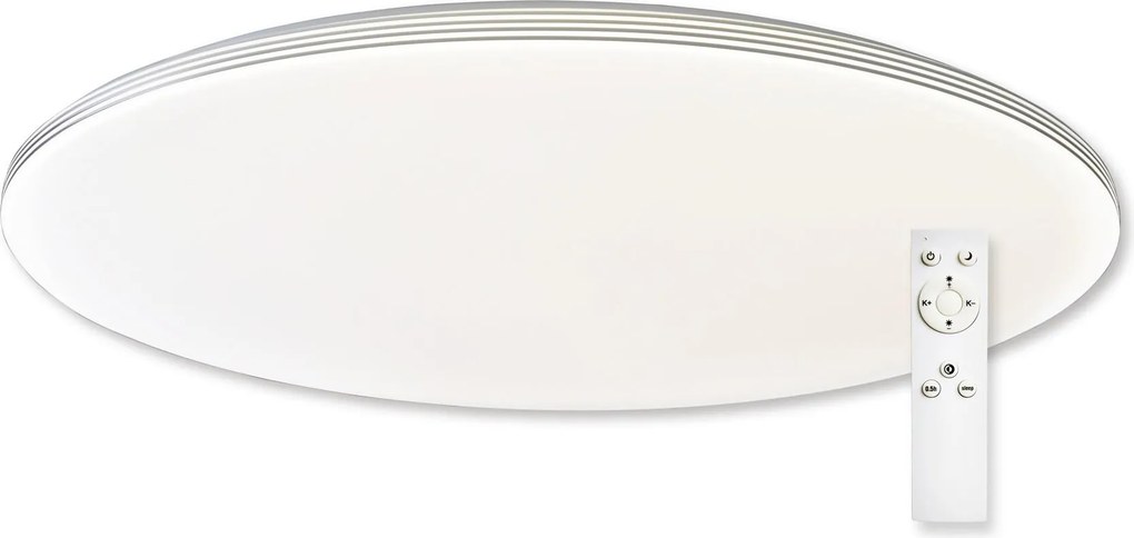 XXXLutz STROPNÉ LED SVIETIDLO, 45/45/6.5 cm - Interiérové svietidlá - 004182001301