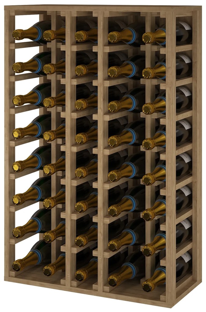 Expovinalia Regál na šampaňské CANEDO CHAMPAGNE Materiál a odstín: Borovice s černým nátěrem
