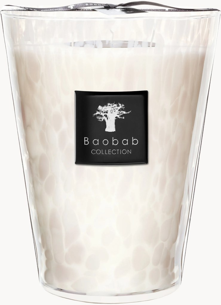 Vonná sviečka White Pearls (orchidea, frézia, pižmo)