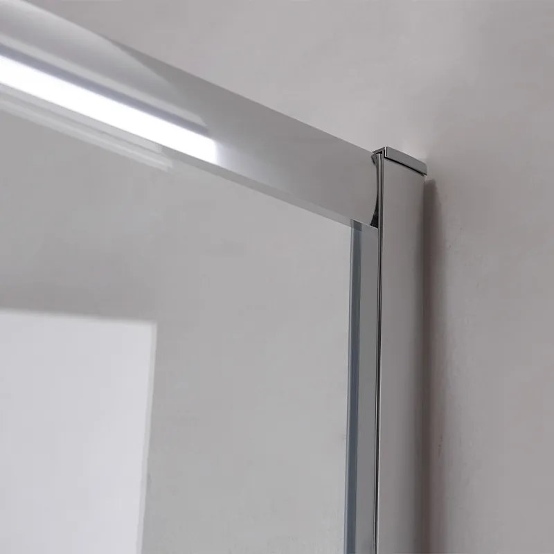 BPS-koupelny Štvorcový sprchový kút KZ93D 70x70 chróm/transparent - bez vaničky