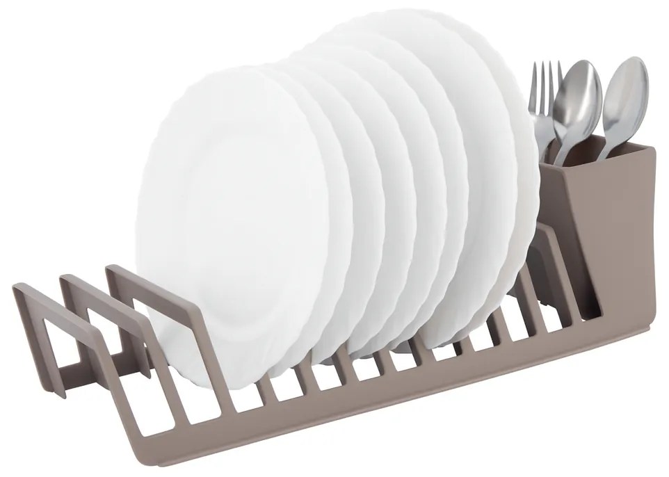 ALTOM Malý odkvapkávač na riad, až 12 tanierov + príbory, béžový