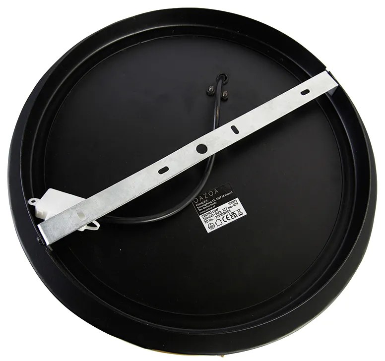 Priemyselné stropné svietidlo čierne so zlatom 35 cm - Barril