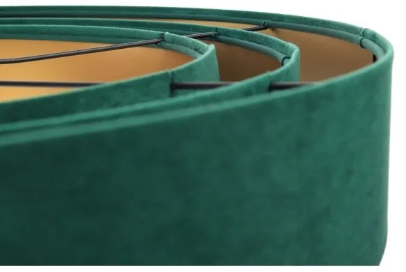 Luster na lanku TRINITI 1xE27/60W/230V zelená/zlatá