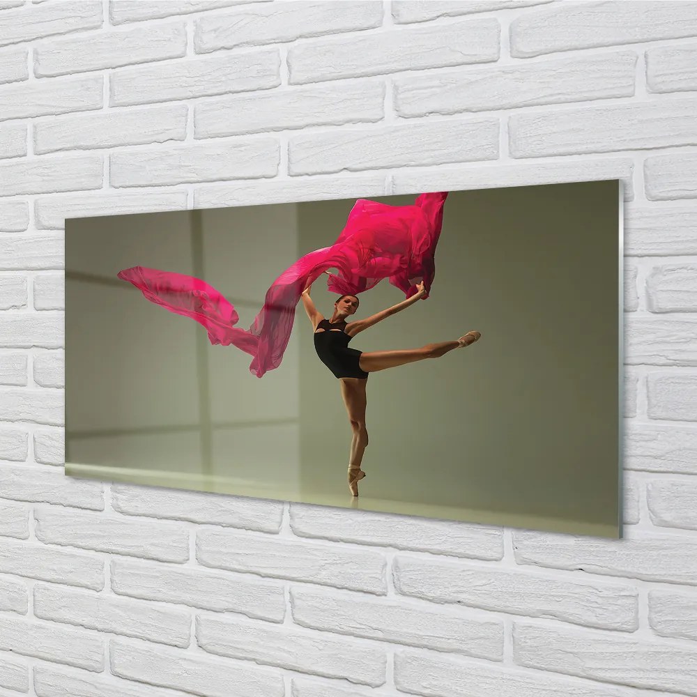 Nástenný panel  Baletka ružová Materiál 100x50 cm