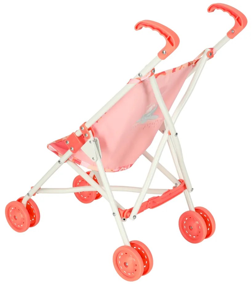 KIK Baby Annabell skladací kočík pre bábiku, ružový