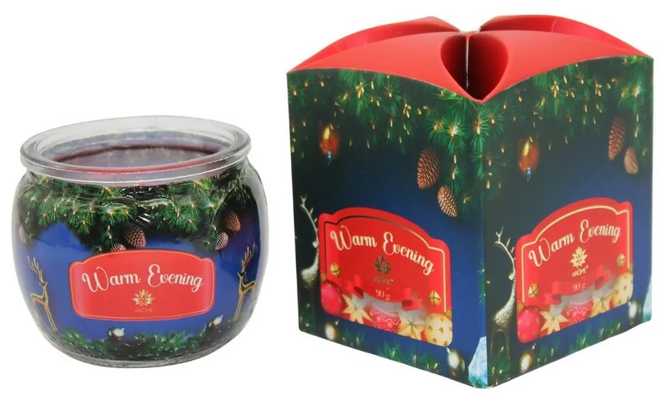 Arome Vonná sviečka v skle Mulled Wine, 90 g