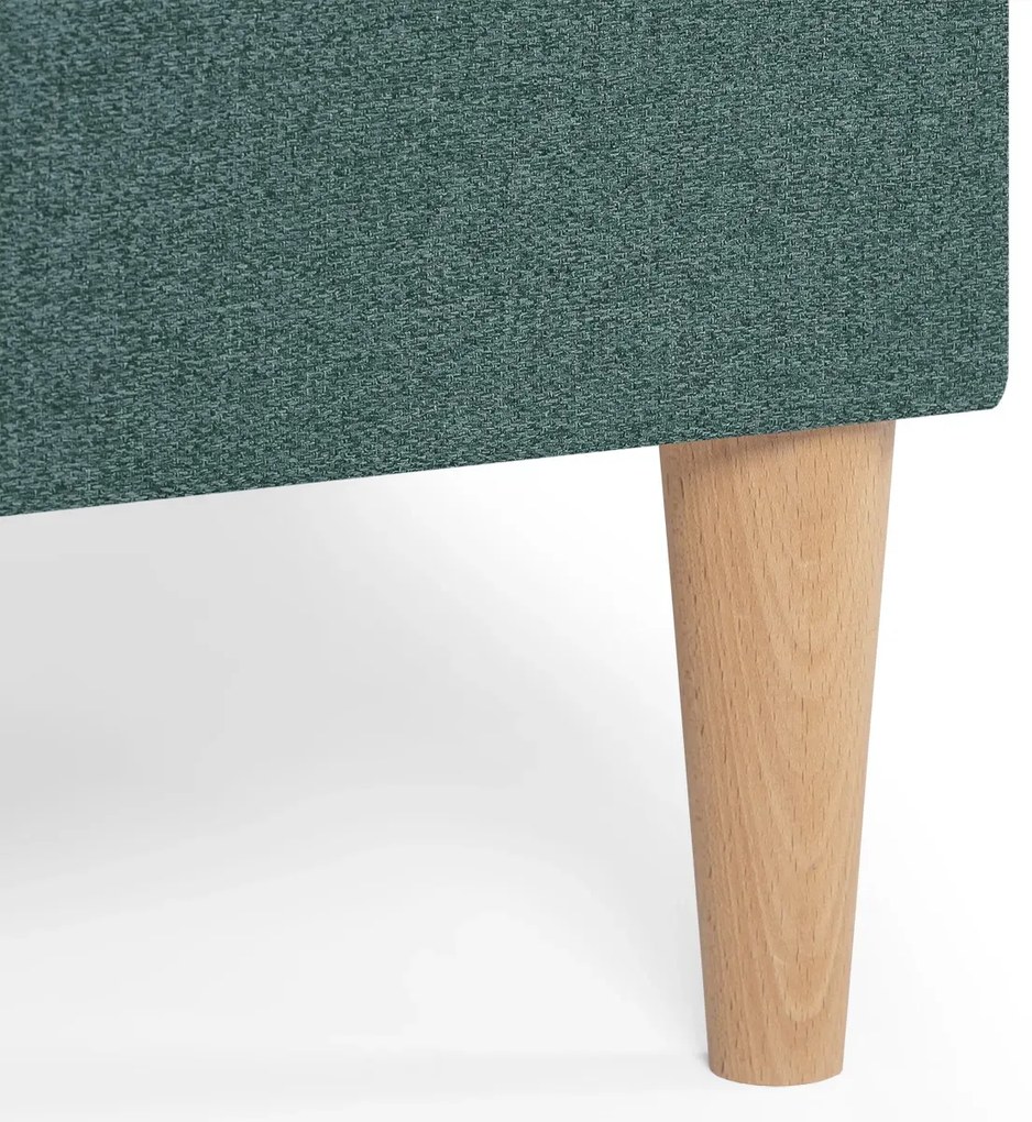 Rozkládací rohová sedací souprava DORIS Zelená