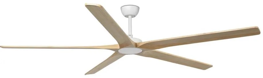 FARO 34191WT - Stropný ventilátor BIGWOOD XL borovica/biela pr. 200 cm WT + DO