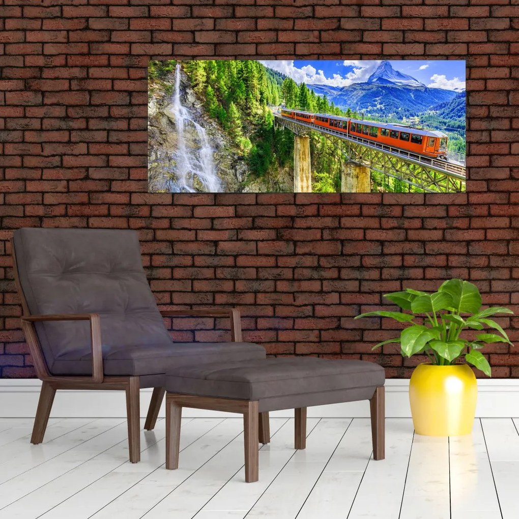 Obraz - Matterhorn, Zermatt, Valais, Švajčiarsko (120x50 cm)