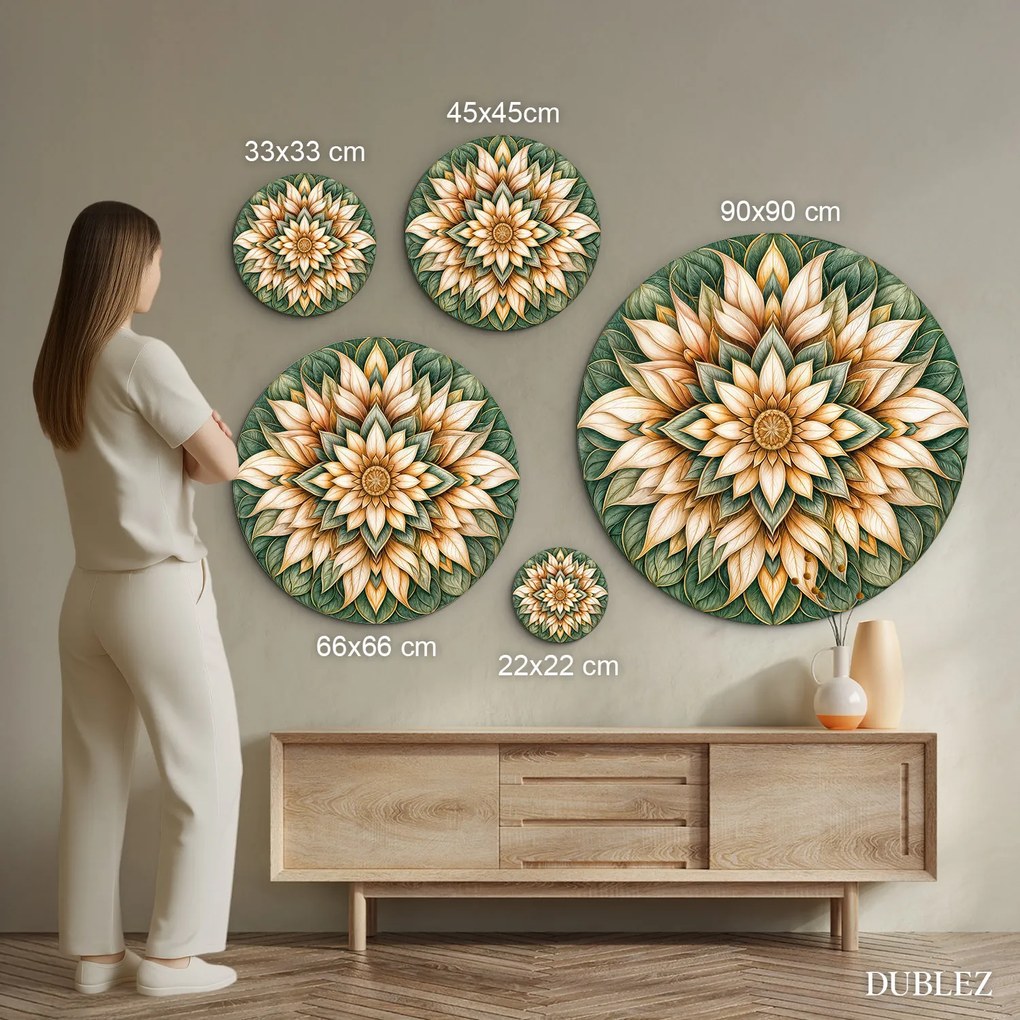 DUBLEZ | Kvetinová mandala - Srdce džungle