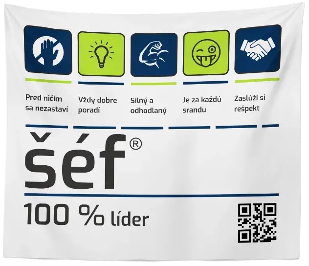 Sablio Deka Šéf: 150x120 cm