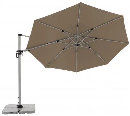 Doppler ACTIVE 370 cm - bočný záhradný slnečník s bočnou tyčou - 2. akosť (S258)