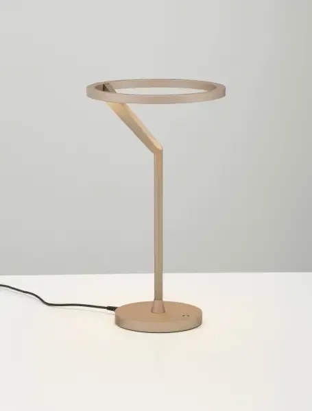 LED stmievateľná champaign zlatá stolná lampa Tilia