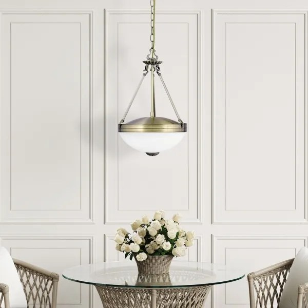 Rabalux 8547 - Luster na reťazi MARLENE 2xE27/60W/230V