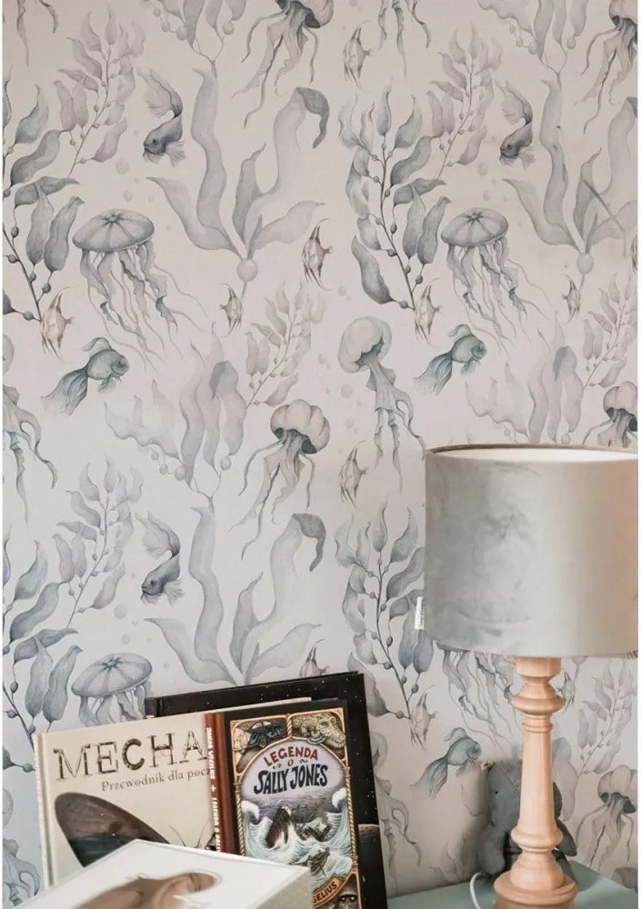 Tapeta mágie oceánu béžová 280×100 cm