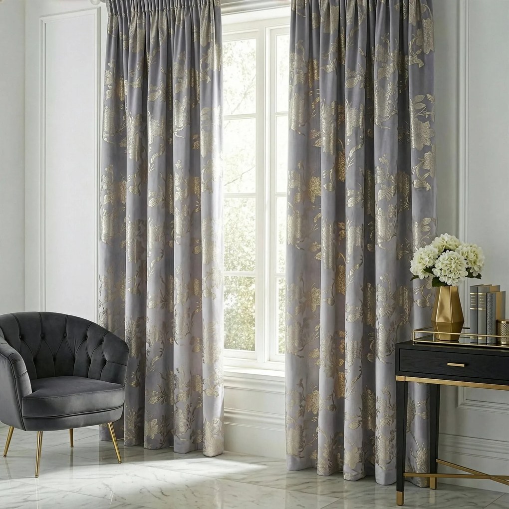 ZATEMŇOVACÍ ZÁVES NA PÁSKE CELIA 140X270 CM VZOROVANÁ