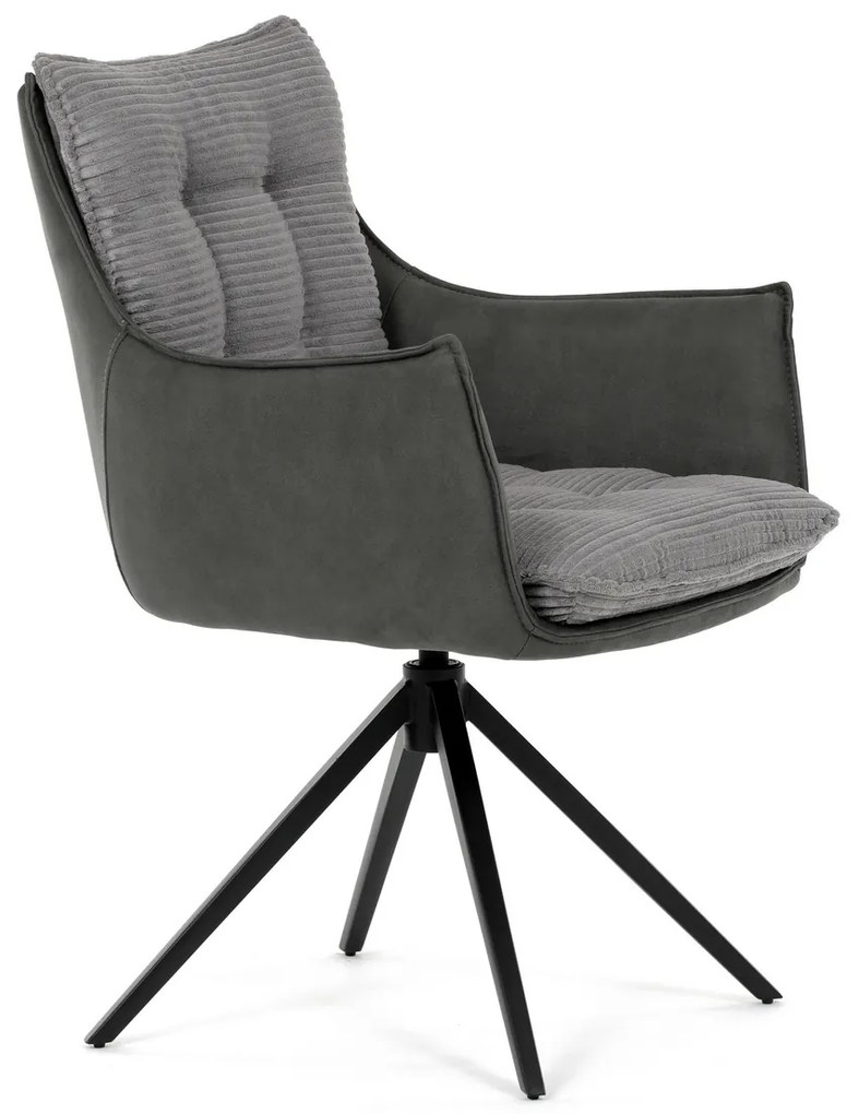 Sada jedálenských stoličiek s vratným mechanizmomDCH-D1345 GREY2, 2 ks
