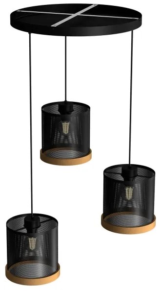 Luster na lanku BERIL 3xE27/60W/230V