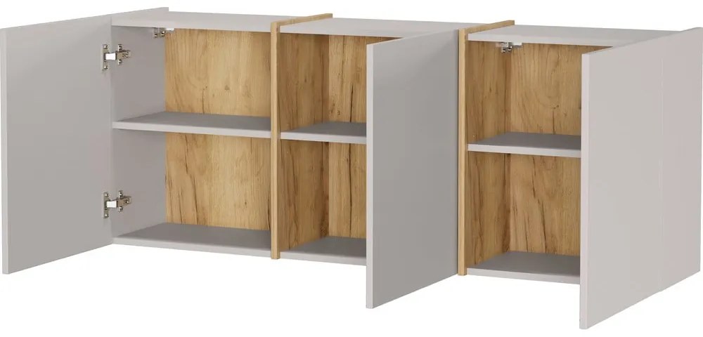 Krémová predsieňová skrinka 138x55x29 cm Libbiano – Germania