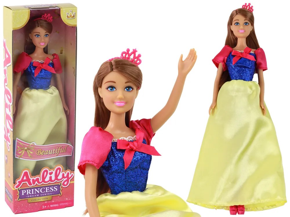 Lean Toys Bábika Anlily – princezná Snehulienka