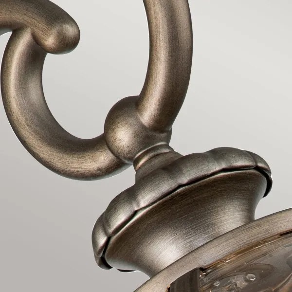 Kichler KL-HALLERON-2M-BU - Vonkajšie nástenné svietidlo HALLERON 3xE14/40W/230V IP44